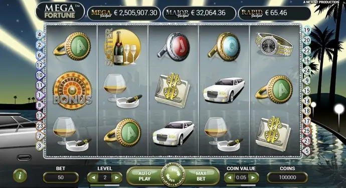 Mega Fortune at Bloodyslots Casino